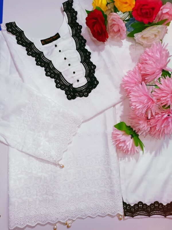 WhiteBlack Chikenkari - Image 2